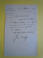 Autographe Jean CHIAPPE (1878-1940) Homme Politique Préfet De Police De Paris - Politisch Und Militärisch