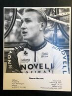 Dimitri Nelubin - Novell 1995 - Carte / Card - 17 X 21 Cm - Cyclists - Cyclisme - Ciclismo -wielrennen - Ciclismo