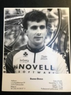 Dainis Ozols - Novell 1995 - Carte / Card - 17 X 21 Cm - Cyclists - Cyclisme - Ciclismo -wielrennen - Ciclismo