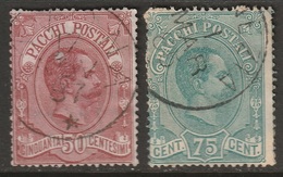 Italy 1884 Sc Q3-4 Sa 3-4 Parcel Post Used - Colis-postaux