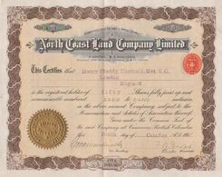 North Coast Land Company - 1911 - M - O