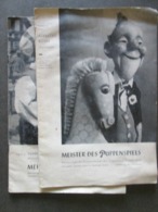 MEISTER DES PUPPENSPIELS, ZWEI MAGAZINE,  MASTER OF MARIONNETTE, TWO MAGAZINES - Theater & Scripts