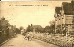 76 CRIQUETOT L ESNEVAL BELLE MAISON SUR LA ROUTE DE GODERVILLE CARTE PAS COURANTE - Criquetot L'Esneval