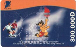 Vietnam - Vinaphone, Mobile Refill, 22nd Sea Games Viet Nam 2003, Sports, Used As Scan - Vietnam