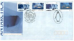 (O 2) Australia Russia Joint Issue - 1990 - Antarctica - FDC