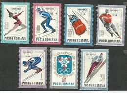 ROMANIA; WINTER OLYMPICS GRENOBLE FRANCE - Unused Stamps