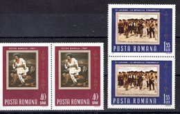 Romania / Rumänien  Michel #  2592 - 93  **  Paare - Unused Stamps