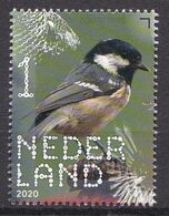 Nederland - 14 September 2020 - Beleef De Natuur - Bos- En Heidevogels - Zwarte Mees - MNH - Uccelli Canterini Ed Arboricoli