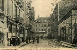 Roanne * La Rue De La Côte Et Le Pont Neuf Avant La Démolition * Agence Germain CROZET - Roanne