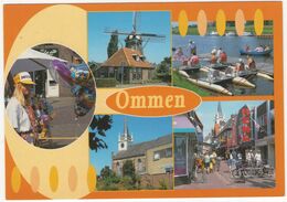 Ommen: Windmolen 'Den Oordt', Kerk, 'HEMA', Waterfietsen - Ommen