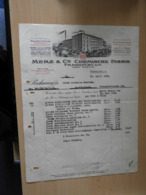 Alte Rechnung Der Merz & CO Chemische Fabrik Frankfurt  A.M. - 1950 - ...