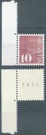 Rollenmarke 483RI, 10 Rp.rotbraun  (K-Nr./mit Bogenrand)           1970 - Franqueo