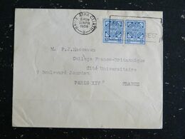 LETTRE IRLANDE IRELAND EIRE AVEC YT 83 CROIX CELTIQUE - FLAMME DUBLIN BAILE ATHA CLIATH - Covers & Documents