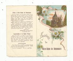 Image Religieuse , Pieuse , 4 Pages , Souvenir De Notre Dame De Bonsecours - Images Religieuses