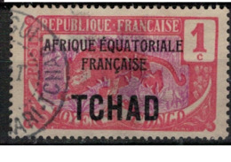 TCHAD       N°  YVERT :     19   ( 5 )     OBLITERE       ( OB   9 / 05 ) - Used Stamps