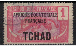 TCHAD       N°  YVERT :     19   ( 6 )     OBLITERE       ( OB   9 / 05 ) - Used Stamps