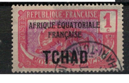 TCHAD       N°  YVERT :     19   ( 7 )     OBLITERE       ( OB   9 / 05 ) - Used Stamps