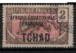 TCHAD       N°  YVERT :     20  ( 8 )   OBLITERE       ( OB   9 / 05 ) - Used Stamps