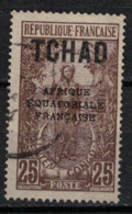 TCHAD       N°  YVERT :     26  ( 3 ) OBLITERE       ( OB   9 / 05 ) - Used Stamps