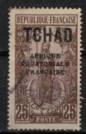 TCHAD       N°  YVERT :     26  ( 9 ) OBLITERE       ( OB   9 / 05 ) - Used Stamps