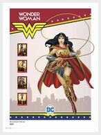 Portugal 2020 - Personalized Stamps DC Comics - Wonder Woman - Collectors Sheet - Sonstige & Ohne Zuordnung
