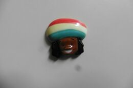 Delcampe - Fève Brillante En Porcelaine Pays Du Monde - Le Rasta Jamaïque Caraïbes - Pays