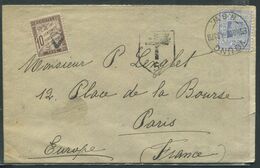 NOUVELLE GALLES DU SUD - N° 76 / LETTRE DE YOUNG LE 8/11/1906 POUR LA FRANCE AVEC TAXE - TB - Lettres & Documents