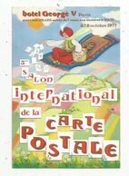 Cp, Bourses & Salons De Collections, Hotel Georges V , Paris ,5 E Salon International De La Carte Postale - Borse E Saloni Del Collezionismo