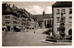 CPA AK Rottweil Am Neckar Friedrich-Platz Mit Brunnen (922408) - Rottweil