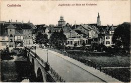CPA AK Crailsheim Jagstbrucke Mit Blick Auf Crailsheim (922515) - Crailsheim