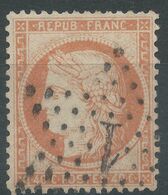 Lot N°58174   N°38, Oblit étoile Chiffrée 1 De PARIS (Pl. De La Bourse) - 1870 Siege Of Paris