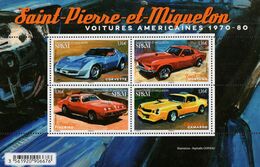 St. Pierre & Miquelon - 2020 - American Cars 1970 - 80 - Mint Souvenir Sheet - Neufs