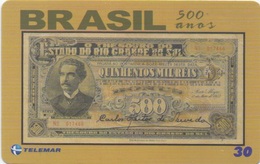 Brésil : Série De 500 Ans : Billet De Banque 1933 - Briefmarken & Münzen