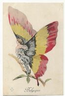 6 - Papillon Humanisé - Jeune Femme - Couleur De La Belgique - Non Classés