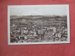 RPPC  Mt Hood From Portland  Oregon > Portland>   Ref  4371 - Portland