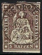 SUISSE 1860:  Le ZNr. 22G, Superbe Obl. CAD Genève Du 17.IV.60 - Gebraucht