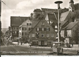 Heidenheim/Brenz - Eugen Jäckleplatz Mit Blick Auf Schloss Hellenstein - Heidenheim