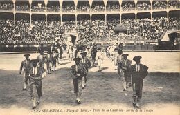 CORRIDA- A SAN SEBASTIAN- Plaza De Toros, , Paseo De La Cuadrilla, Sortie De La Troupe - Stierkampf