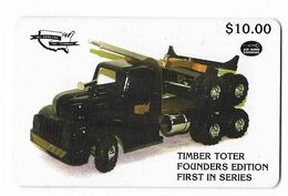 STS U.S.A.,Timber Toter (toy), Prepaid Phone Card, No Value # Sts-1 - Giochi