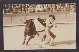 CPA Pyrénées Orientales 66 Perpignan Taureau Corrida Tauromachie Carte Photo Non Circulé Voir Scan Du Dos - Perpignan