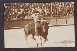 CPA Pyrénées Orientales 66 Perpignan Taureau Corrida Tauromachie Carte Photo Non Circulé Voir Scan Du Dos - Perpignan