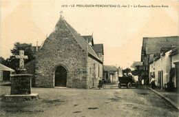 Le Pouliguen - Penchateau * La Chapelle Ste Anne * Rue Du Village * Automobile Voiture Ancienne - Le Pouliguen