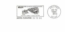 Département De La Loire Atlantique - Nantes - Flamme Secap SPECIMEN - Mechanical Postmarks (Advertisement)
