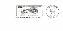 Département De La Loire Atlantique - Nantes - Flamme Secap SPECIMEN - Maschinenstempel (Werbestempel)