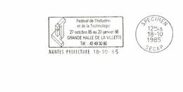 Département De La Loire Atlantique - Nantes - Flamme Secap SPECIMEN - Mechanical Postmarks (Advertisement)
