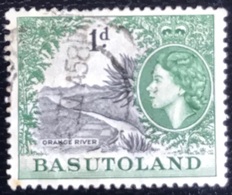 Basutoland - P3/1- (°)used - 1954 - Michel Nr. 47 - Koningin Elizabeth II - 1933-1964 Colonia Británica