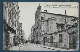 PARIS 14e  -  Rue Vercingétorix - Eglise Notre Dame Du Travail De Plaisance - Arrondissement: 14