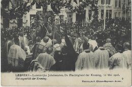 Lebbeke   -   Luisterrijke Jubelfeesten.   10 Mei 1908 - Lebbeke