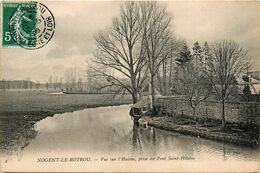 Nogent Le Rotrou * Vue Sur L'huisne * Prise Du Pont St Hilaire * Lavoir - Nogent Le Rotrou