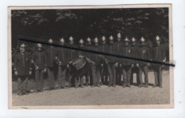 Carte Photo -  Pompiers , Musique - Pompieri